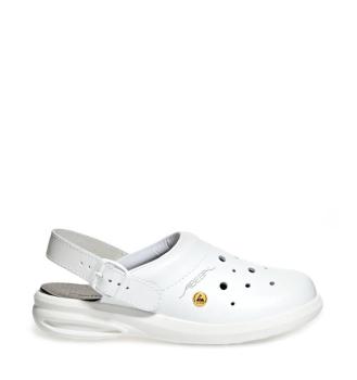 37630 Clog EASY Weiß OB ESD