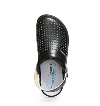 5310 Medizinische Clog RUBBER Schwarz OB ESD