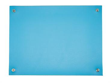 ESD-Tischmatte strukturiert Light Blue 1200x600 mm, 4 Druckknöpfe á 10 mm