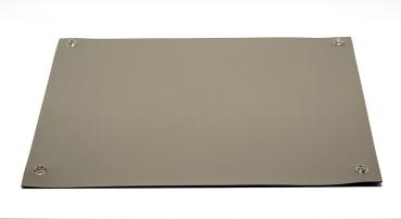ESD-Tischmatte strukturiert Grau 1200x600 mm, 4 Druckknöpfe á 10 mm
