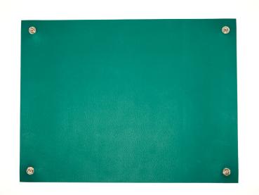 ESD-Tischmatte strukturiert Grün 1200x600 mm, 4 Druckknöpfe á 10 mm