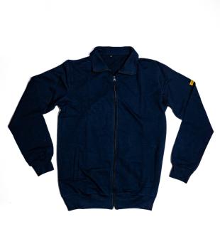 ESD-Sweatjacke in dunkelblau, unisex, Gr. 3XL