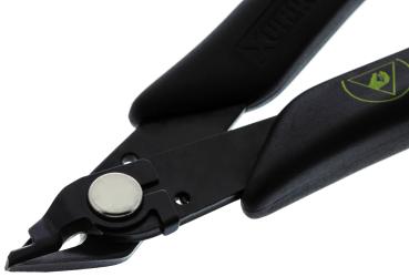 Preview: 170-IIASF Micro-Shear® Seitenschneider / Flush Cutter mit Drahthalter/Drahtklemme u. ESD gerechten Griffen