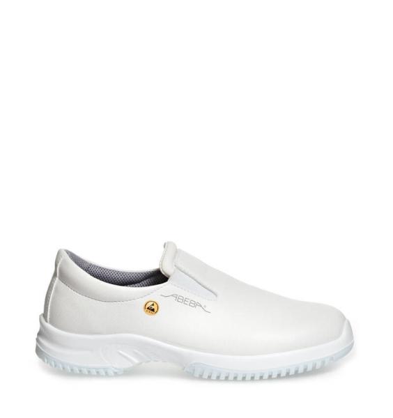 36740 Halbschuhe / Slipper UNI6 Weiß O2 ESD
