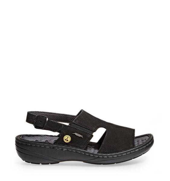 36872 Medizinische Sandalen REFLEXOR Schwarz OB ESD