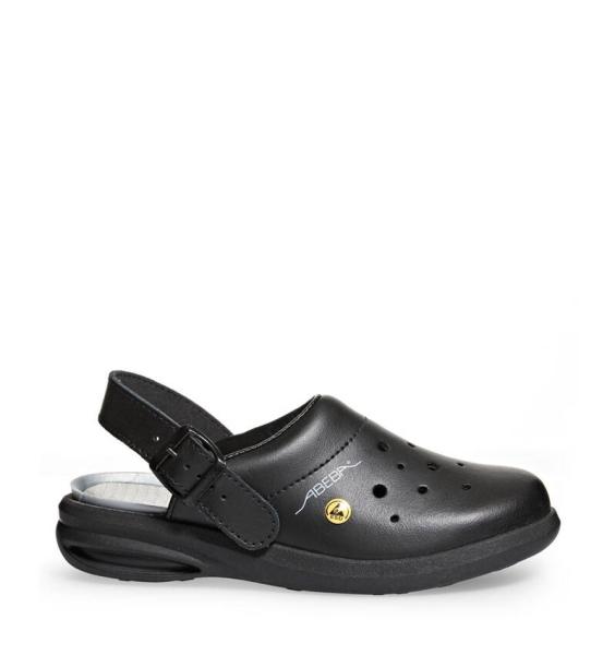 37631 Clog EASY Schwarz OB ESD