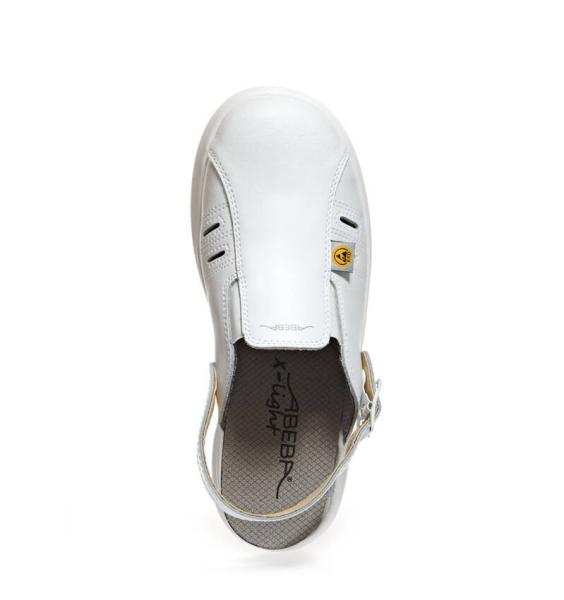 7131041 Sicherheitsschuhe Clog X-LIGHT Weiß SB ESD