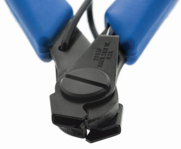 2193F Spezialschneider/Spezialzange für harten Draht, Federdraht u. Musikdraht mit Spannvorrichtung