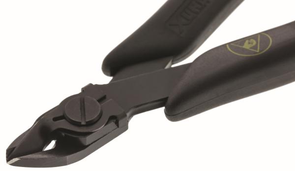 9100ASF Micro-Shear® Premium Seitenschneider / Bündigschneider mit ovalem Kopf, Drahthalter/Drahtklemme u. ESD gerechten Griffen