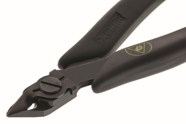 9200ASF Micro-Shear®Premium Seitenschneider / Bündigschneider mit spitzem / konischem Kopf, Drahthalter/Drahtklemme u. ESD gerechten Griffen