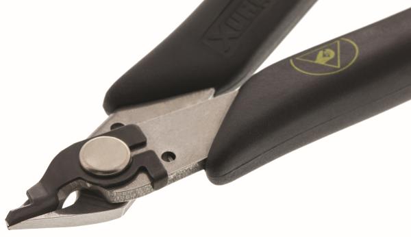 LXASF Micro-Shear® Seitenschneider mit poliertem Kopf, Drahthalter/Drahtklemme u. ESD gerechten Griffen